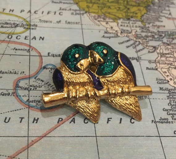 Parrot Brooch