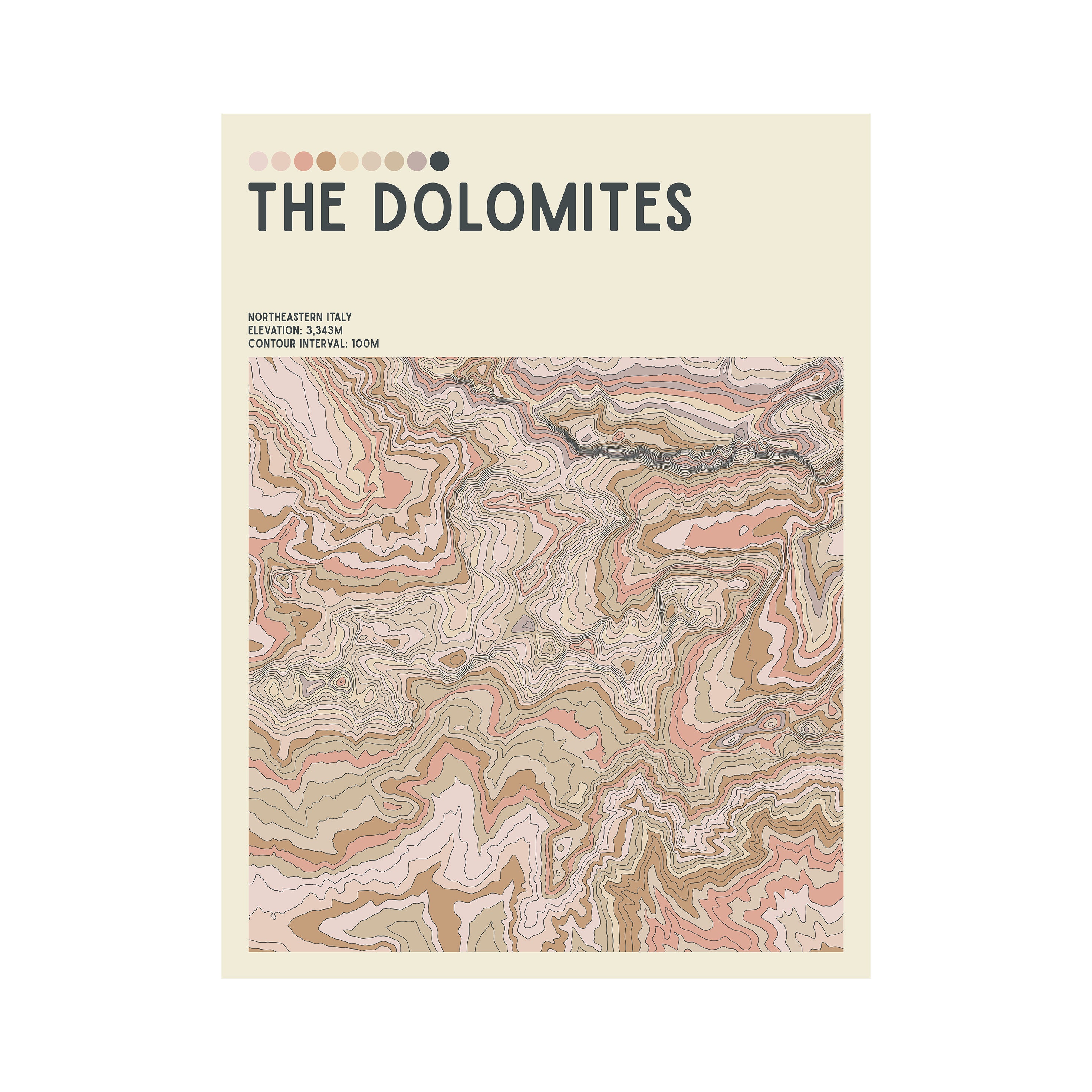 dolomites map