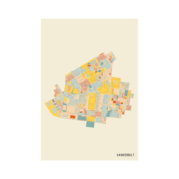 Vanderbilt University Campus Map