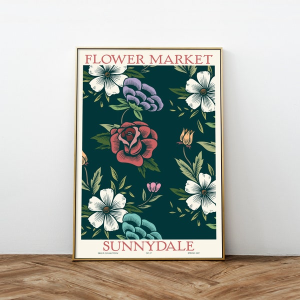 FLOWER MARKET - Sunnydale, California - From the World of Buffy - Fine Art Giclée Print - Museum Quality