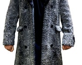 Unisex New Persian lamb fur Coat Karakul fur with Mink Collar Jacket colour-All sizes