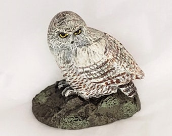 The Hamilton Mint A Collector's Cabinet Edition The Bronze Menagerie Owl Figurine By Norman & Herman Deaton