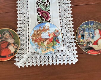 One Avon Collectible Christmas Plate:  Your Choice  "The Magic That Santa Brings" "Special Christmas Delivery" "Santa's Loving Touch"