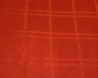Red Damask Tablecloth - 51" Square