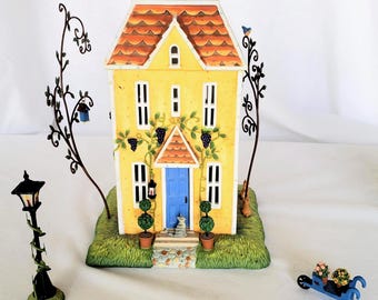 Partylite WINDING LANE "The Arbor House" by Susan Winget Votive Light