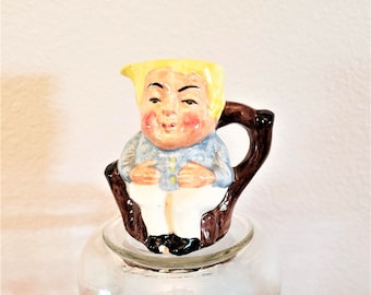 Small 2 1/4" Toby Jug "The Fat Boy" By Artone Of England