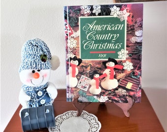 American Country Christmas 1991 By Patricia Dreame Wilson Published by Oxmoor House - Hardcopy
