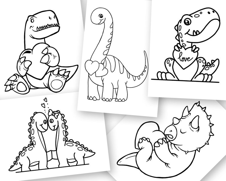 Coloring Pages, Dinosaur Love, Dinosaur Coloring Pages, Dinosaur