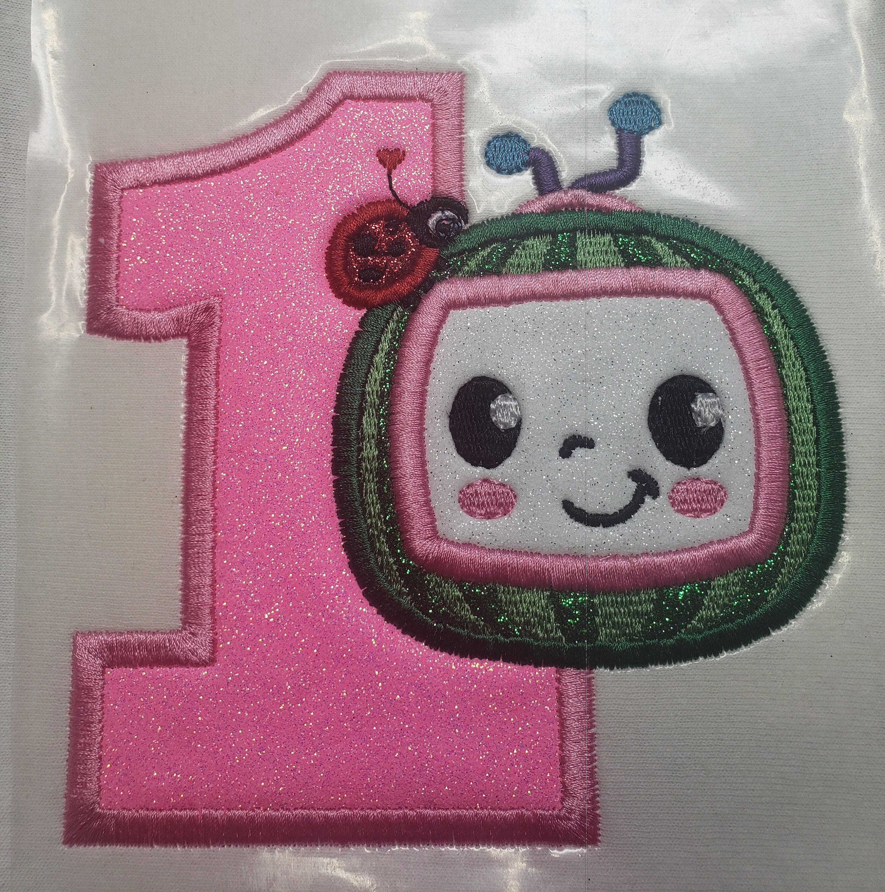 COCOMELON 1ST BIRTHDAY Applique Embroidery Design Etsy