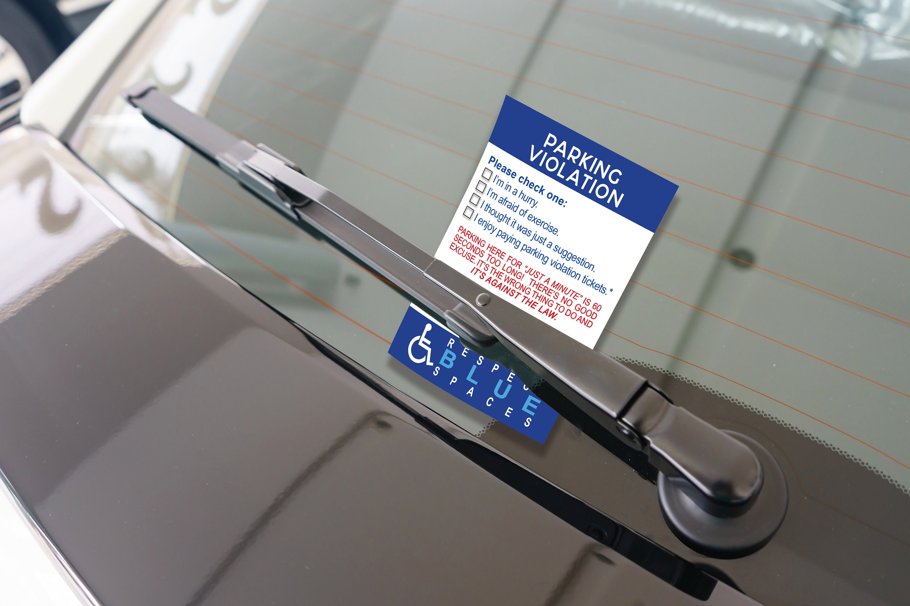 Handicap Sarcastic Parking Ticket Note Pad Etsy