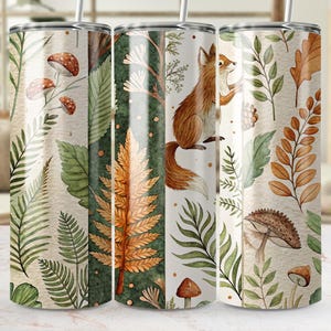 Fox 20 oz Tumbler Wrap PNG,Digital Tumbler Design,Autumn Tumbler Wrap,Fall Tumbler Wrap Design,Watercolor Tumbler Wrap,Trending Tumbler