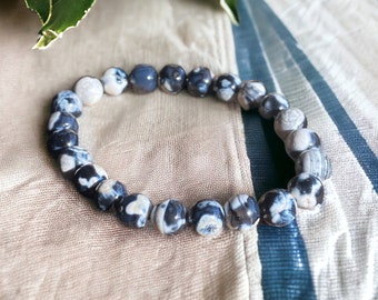 Orca Agate Bracelet