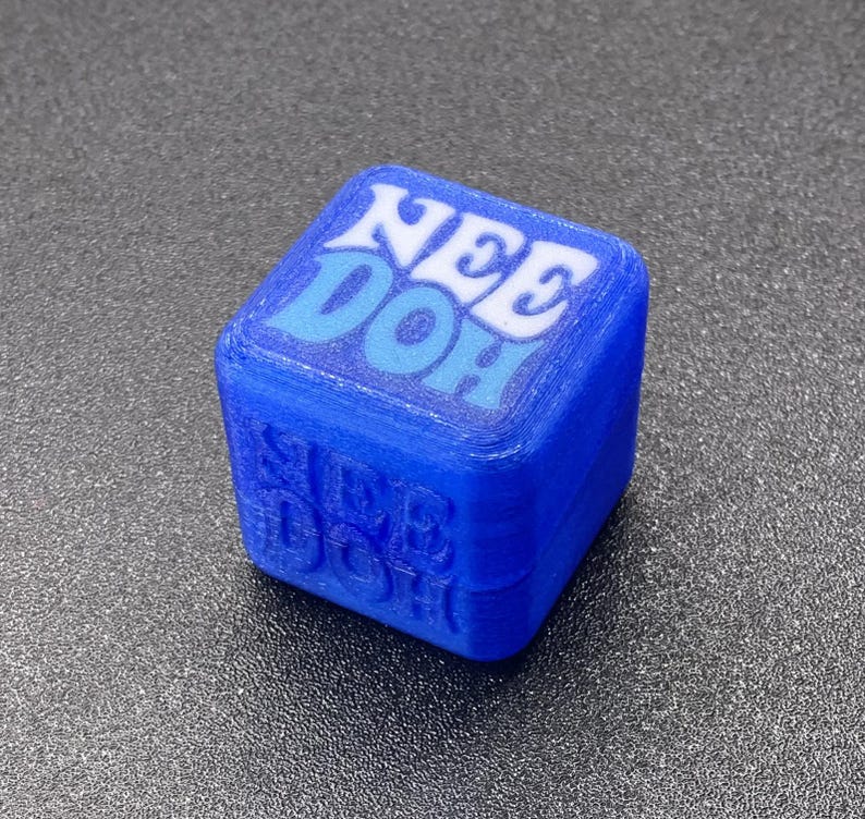 Needoh Keychain Needoh Case Nice Cube Logo Keychain 3D Printed - Keys, Backpacks, Bags ...
