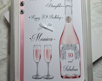 Personalised Birthday Card and Wallet With Box or Envelope. Daughter, Granddaughter, Daughter-in-Law, Sister, Niece. Friend Any age