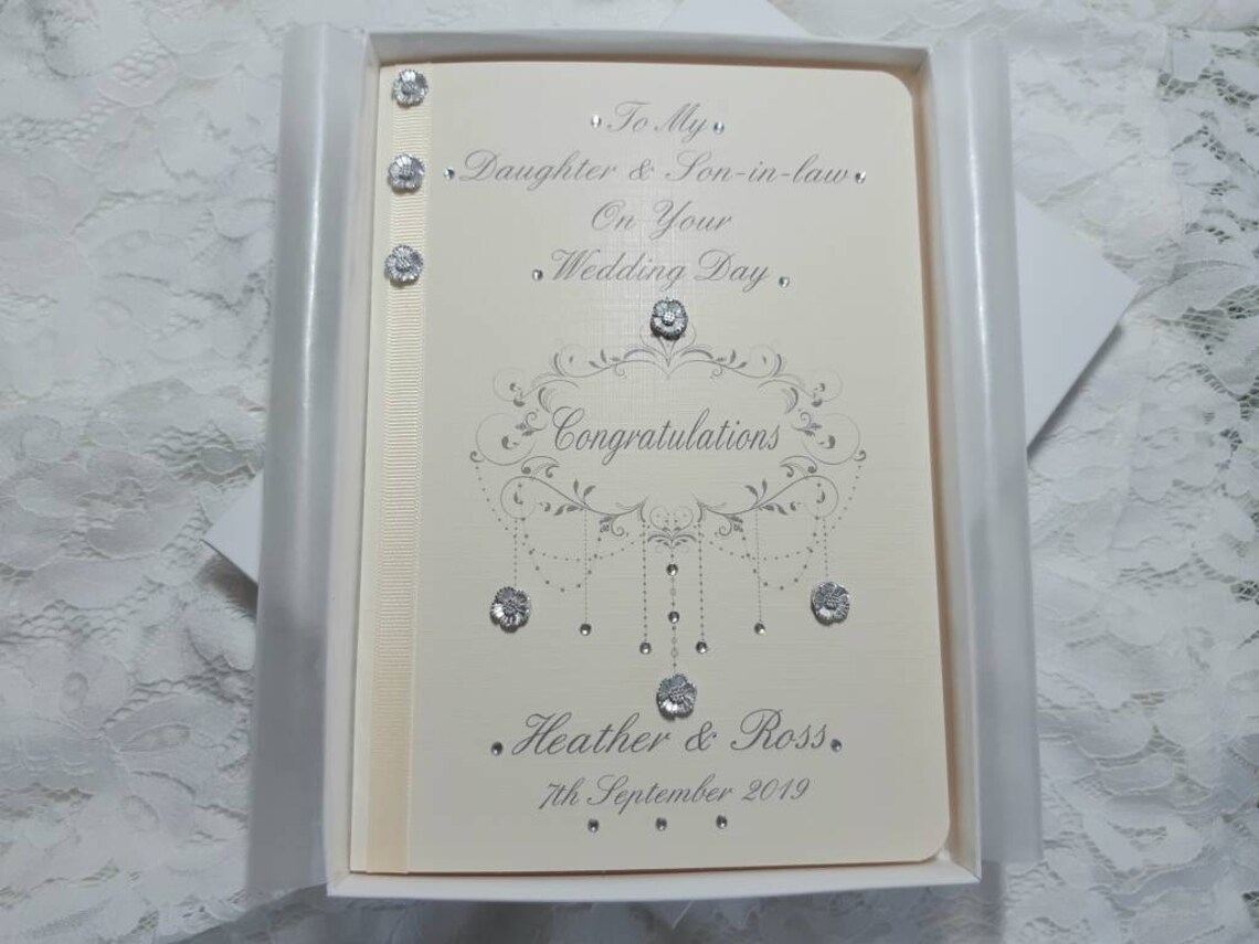 Luxury Boxed Wedding Day Card | Amor Designs