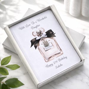 Personalised Birthday Card 8"X6". Daughter, Granddaughter, Daughter-in-Law, Sister, Niece. Any age image 1