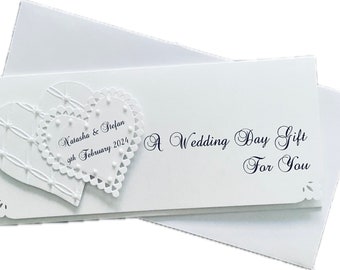 Personalised Wedding / Engagement Gift/Money Wallet