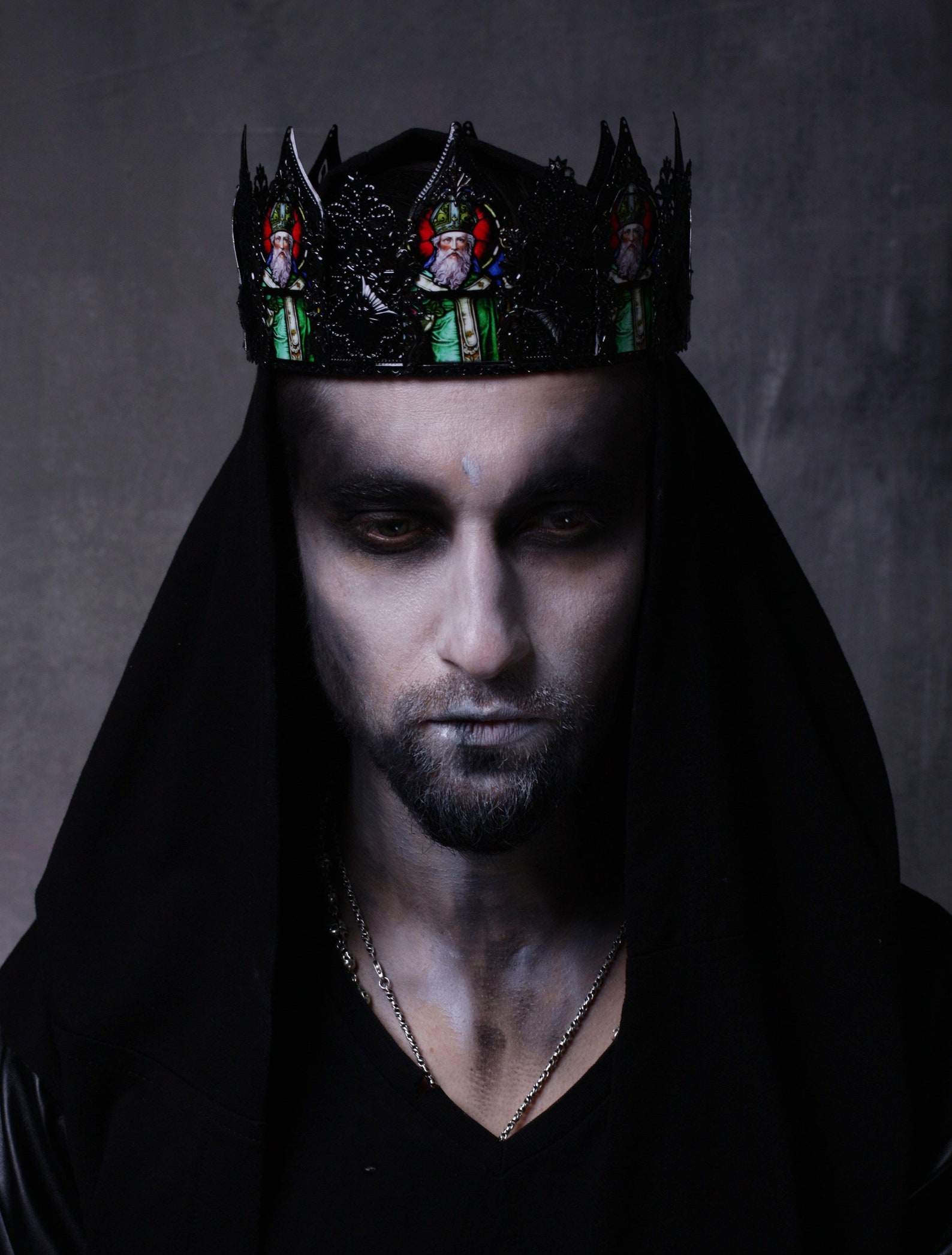 TOP King Crown Black Crown Antique Crown Gothic crown Etsy