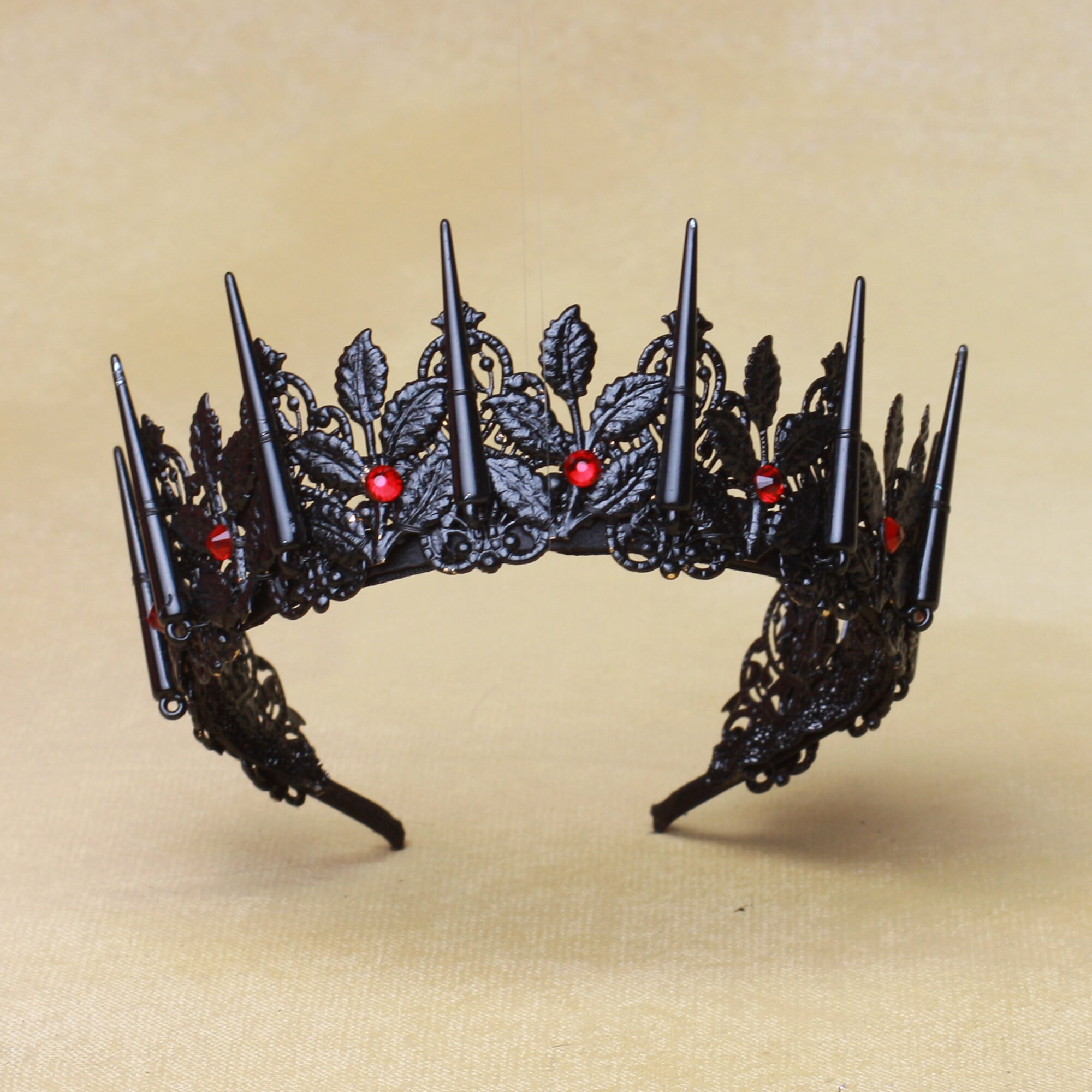 Black Crown Women Black Crown Bridal Crown Crown Black Etsy UK