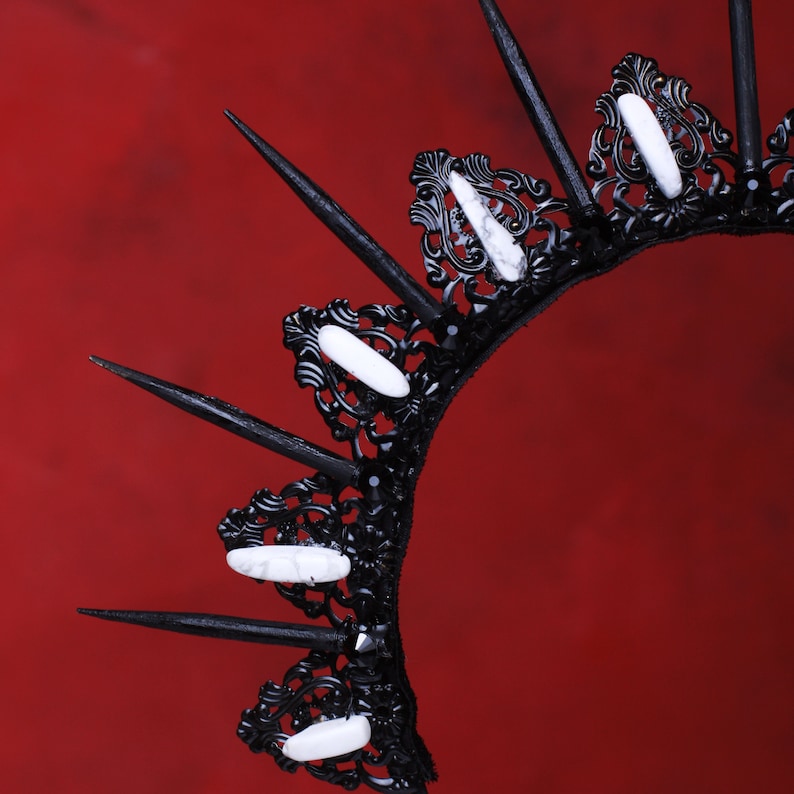 spiky crown headpiece