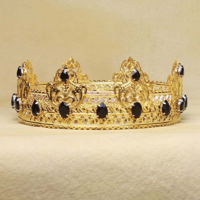 Your Favorite Crown King Crown Gold and Black crown Crown Etsy