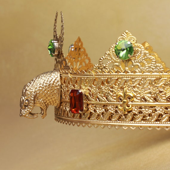 headdress Egyptian Headpiece men/'s crown Cleopatra viper tiara King Crown Egyptian crown XERXES Men/'s crown men crown male crown