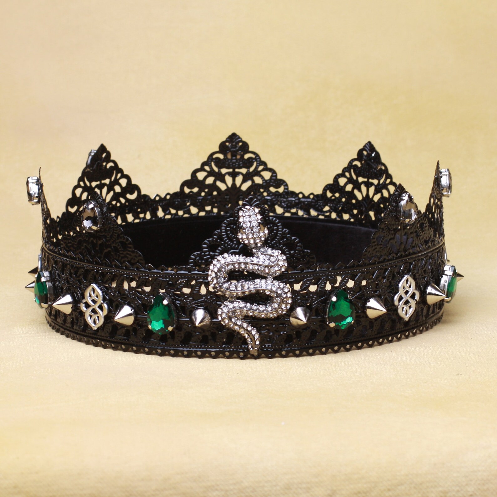 Black Crown Snake crown Wedding Crown Crown Black Tiara | Etsy