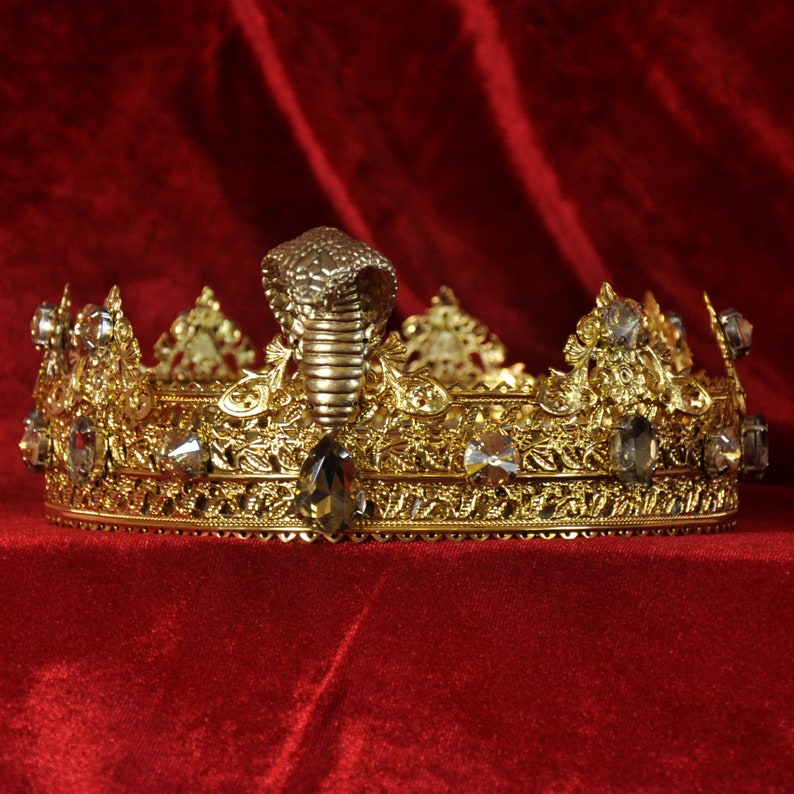 Snake Crown Cobra Crown Egyptian Crown King Crown Queen | Etsy