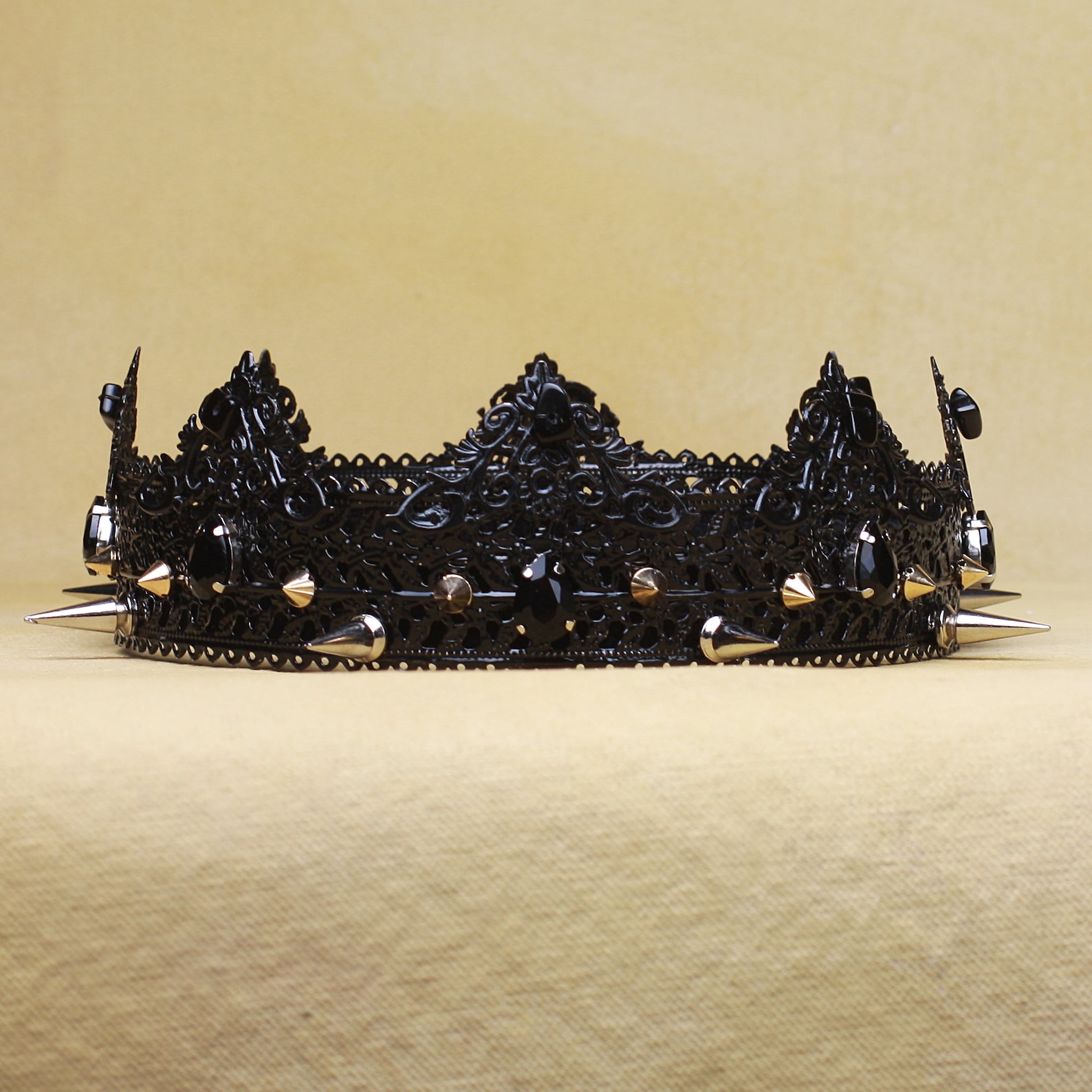 spiky crown headpiece