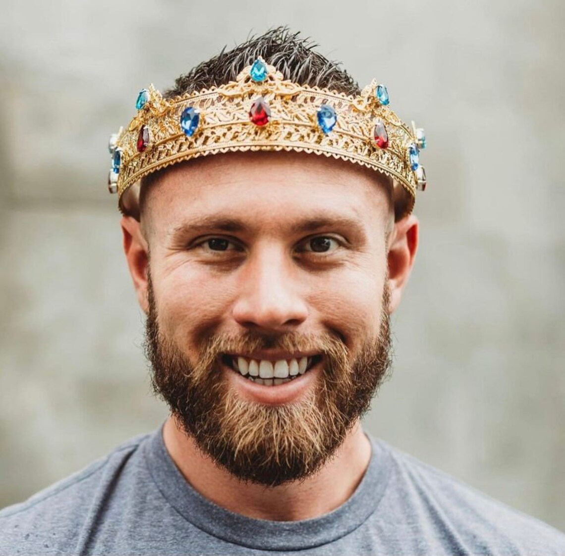 PRETYZOOM Königskrone Set - 2 Mittelalterliche Kronen Für Cosplay