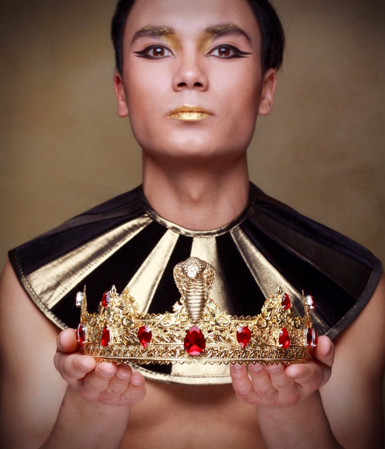 Egyptian Men's Headpiece Pharaoh crown men's crown Etsy