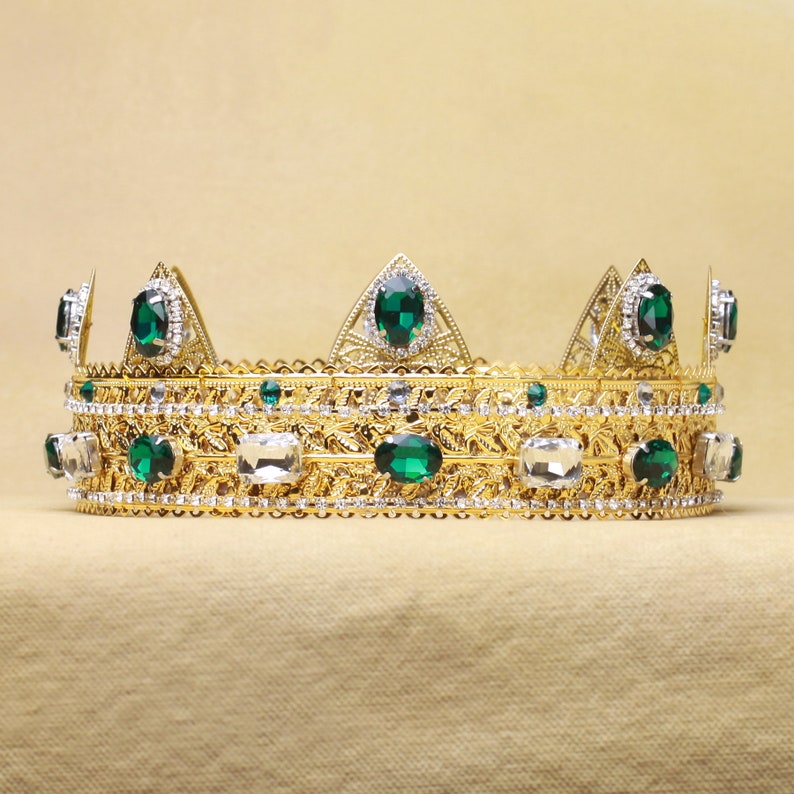 METAL KING'S CROWN Baroque Crown Men's crown Etsy