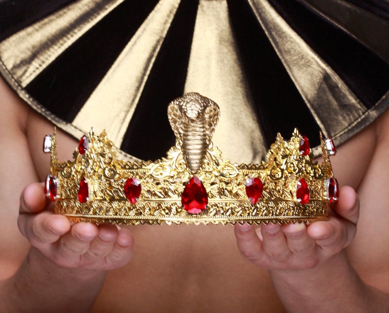 Egyptian Men's Headpiece Pharaoh crown men's crown Etsy