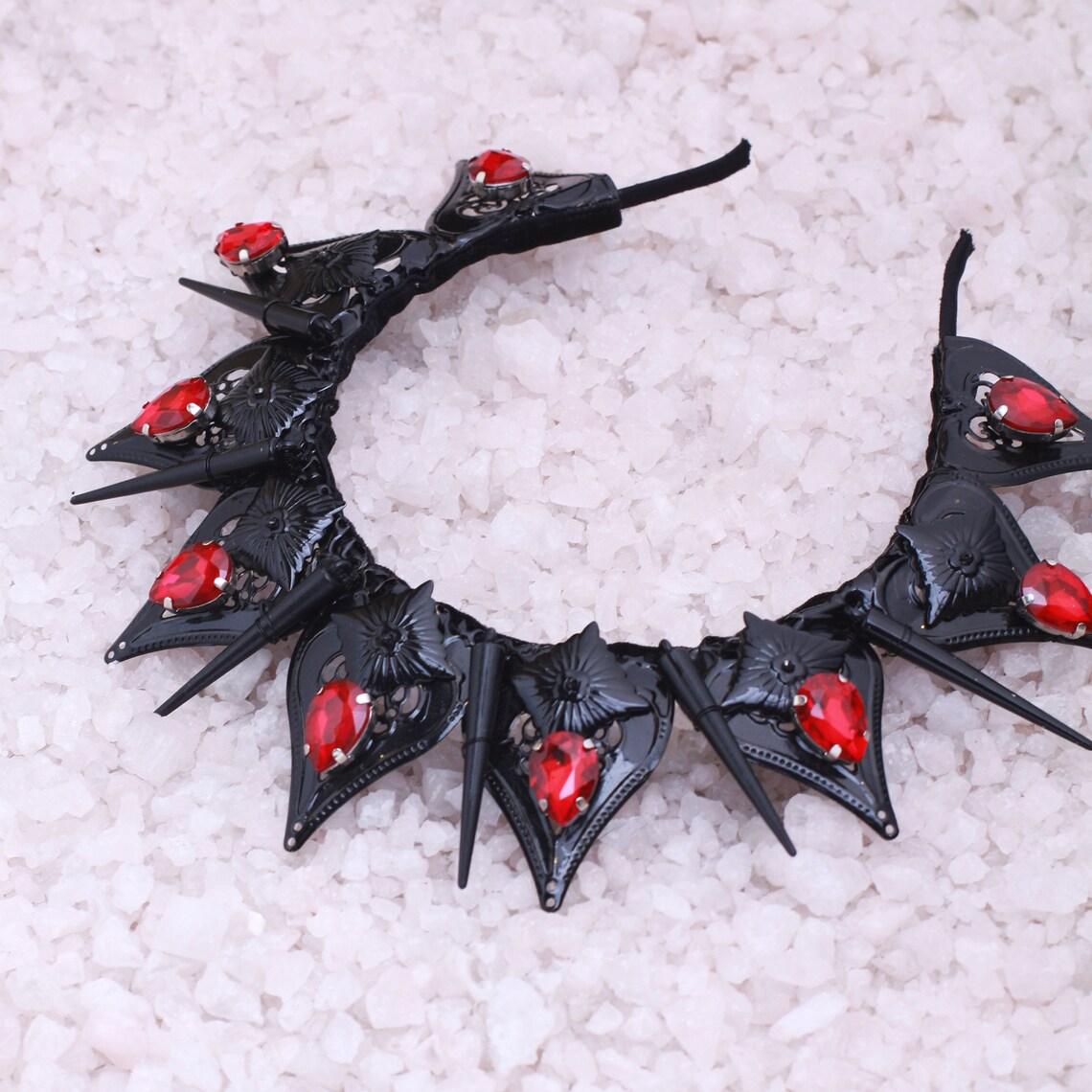 Gothic Tiara Black Spiked Tiara Gothic Crown Gothic queen Etsy