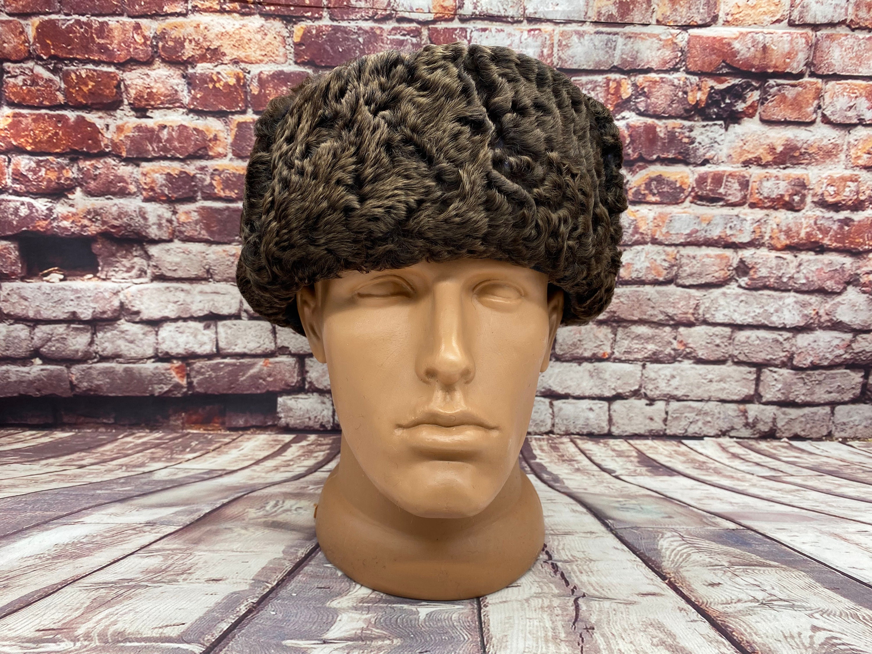 Original Hat Winter Astrakhan Ushanka Hat Brown Natural 57 Size - Etsy