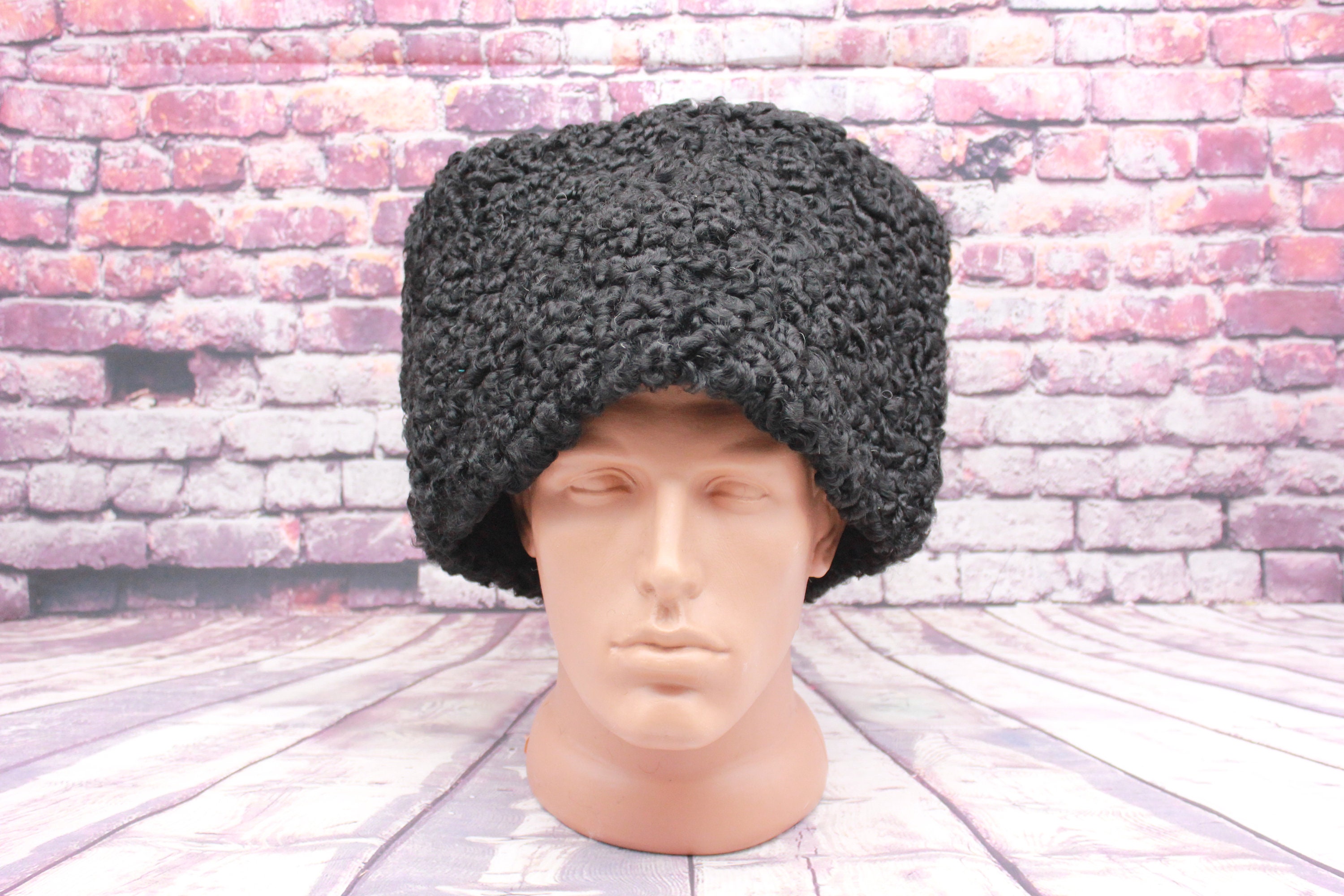 Vintage Papaha Cossack Winter Hat Black Hat 62 Size - Etsy
