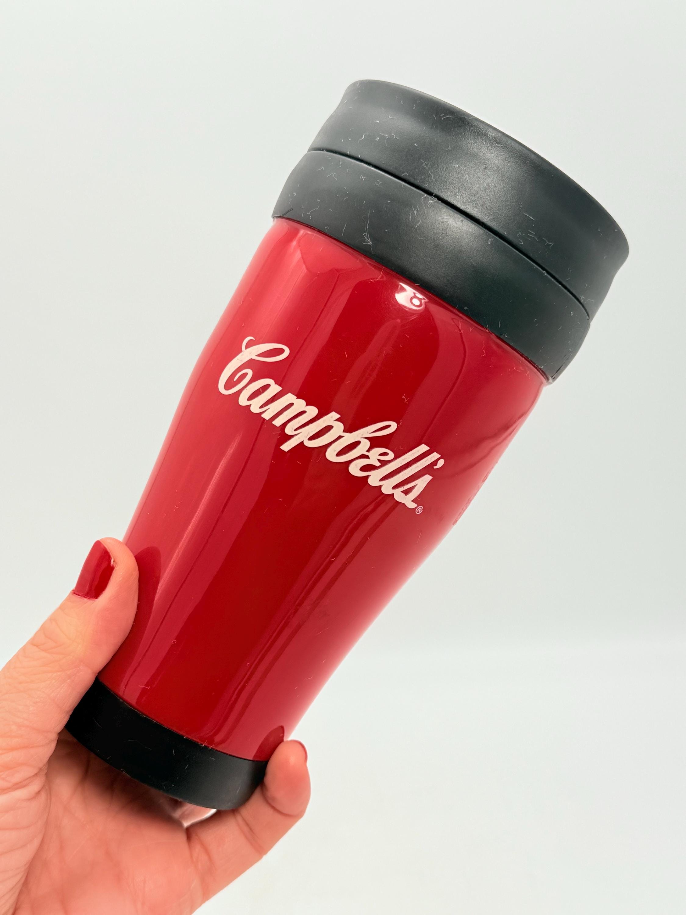 キャンベルスープ　インテリア ヴィンテージ キャンベル スープ缶 ドラム型 クッション Campbell's