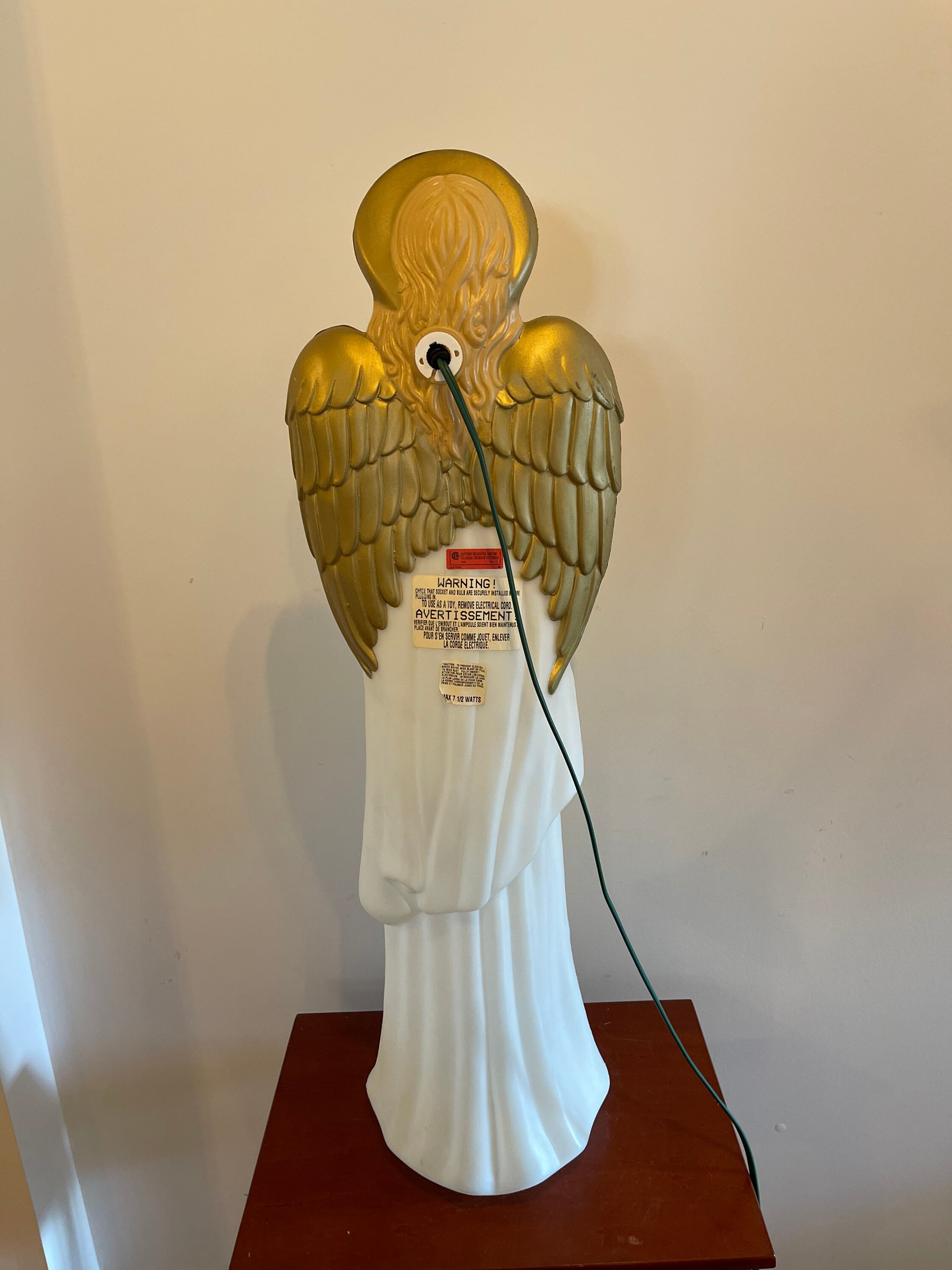 Vintage Angel With Trumpet Blow Mold VINTAGE 1996 Circa Etsy