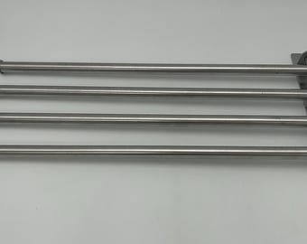 Vintage IKEA Grundtal Stainless Towel Bar Ikea Wall Mounted Towel Rack Swivel Towel Bar Ikea Hanger Bath Towel Bar Etsy