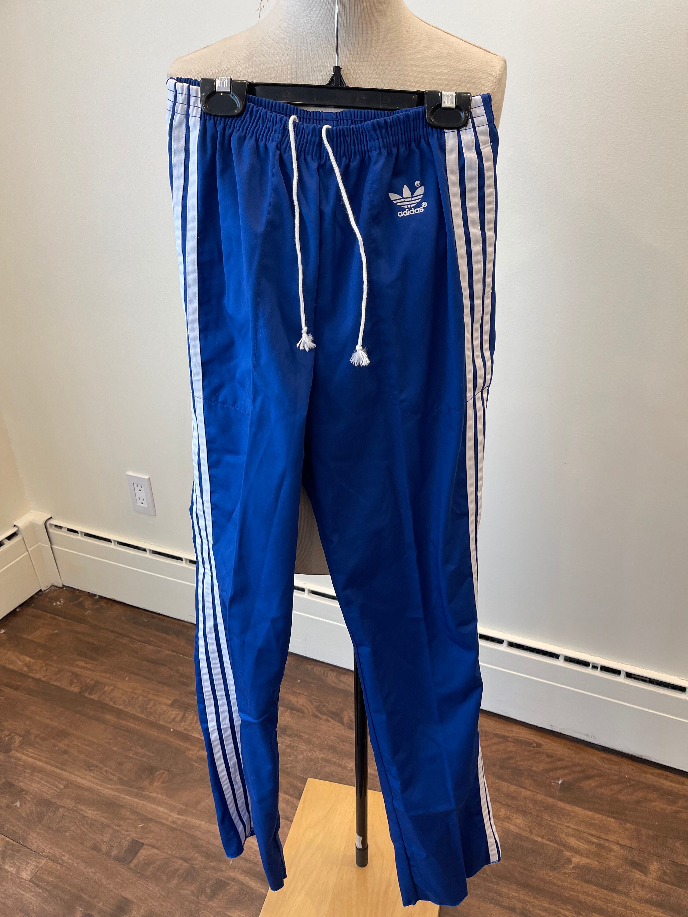 adidas Men Track Pants Blue Activewear Pants for Men for sale | eBay
