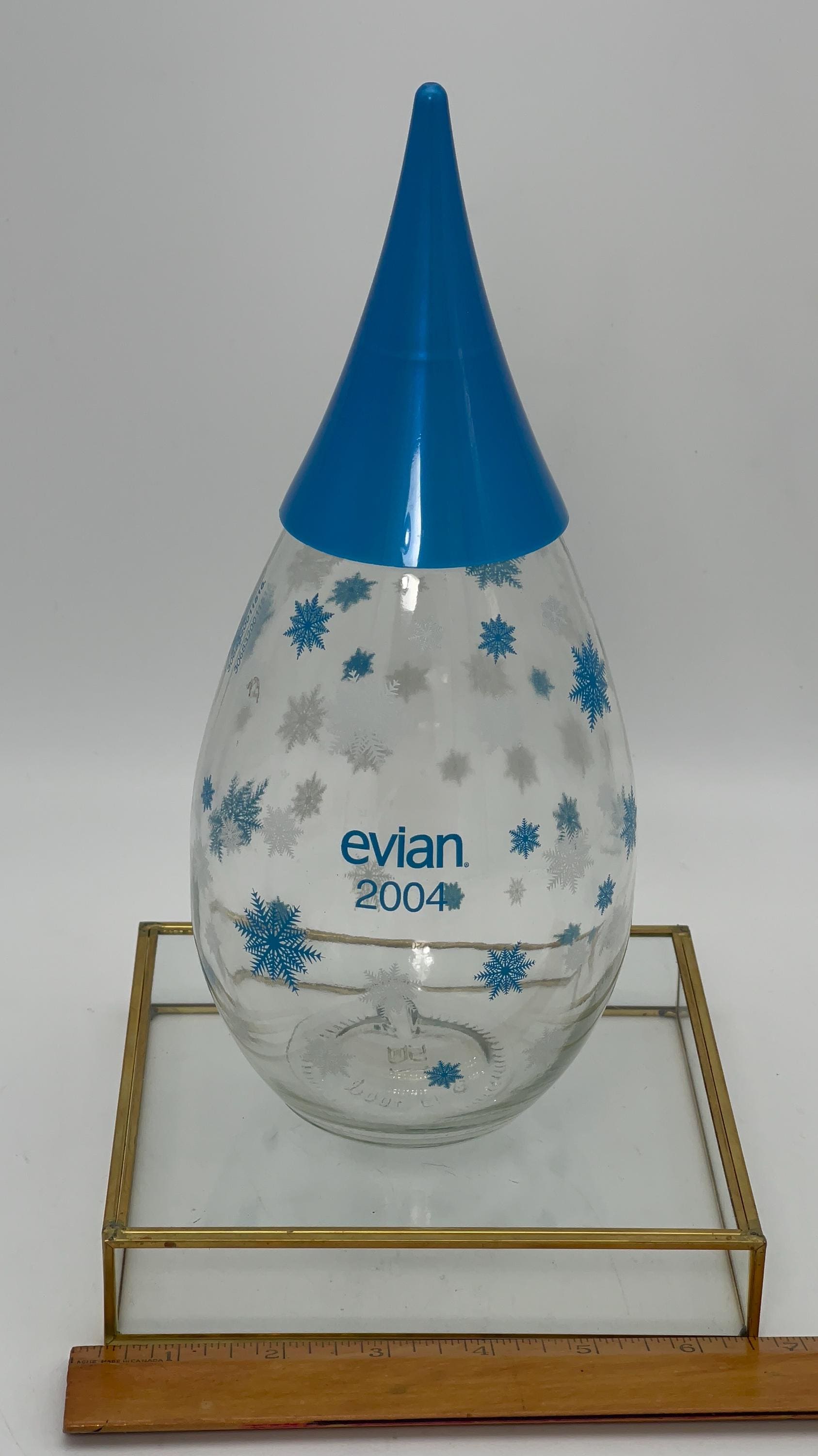 Evian glass bottle - Etsy 日本