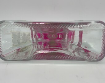 EVIAN Water Bottle 2006 Limited Edition Glacier Glass Bottle