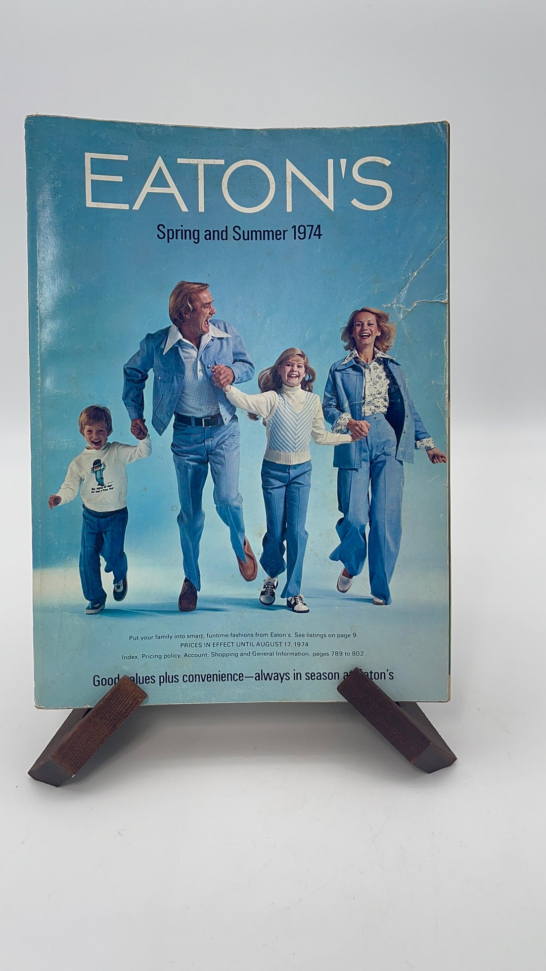 Vintage "eaton's" Catalog 1974 Spring and Summer Midcentury Modern