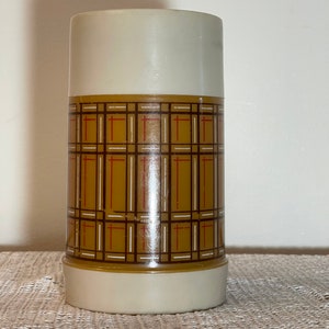 ALADDIN thermoskan || Vintage thermoskan || Geruite thermoskan || vintage voedselwarmer | vintage voedselopslag