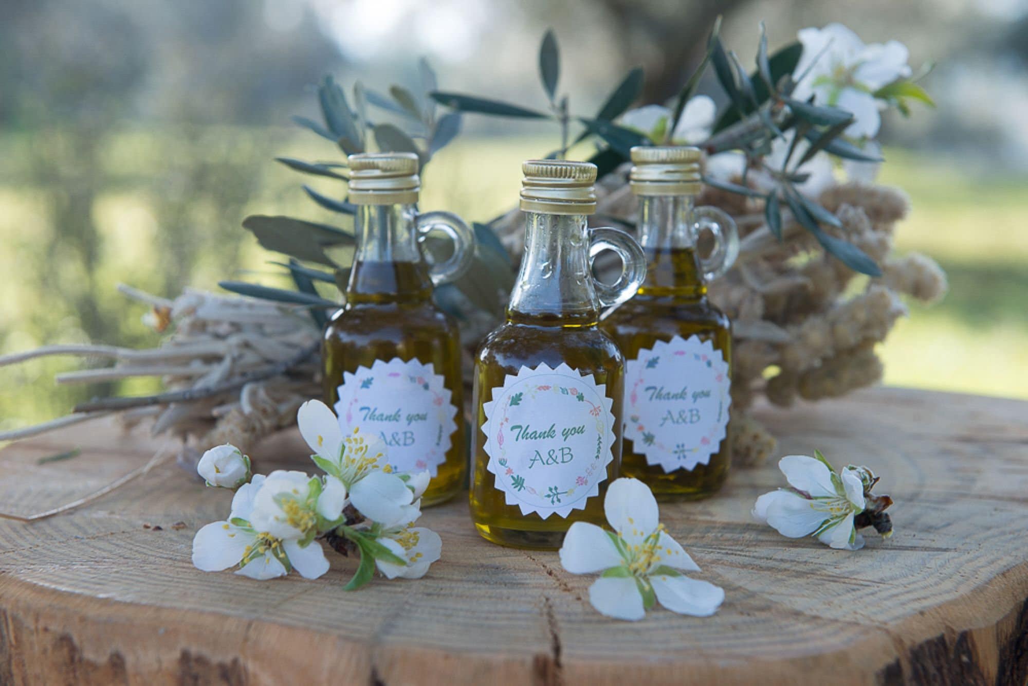 20 Wedding Olive Oil Favors Greek Olive Oilrosemary Infused Etsy