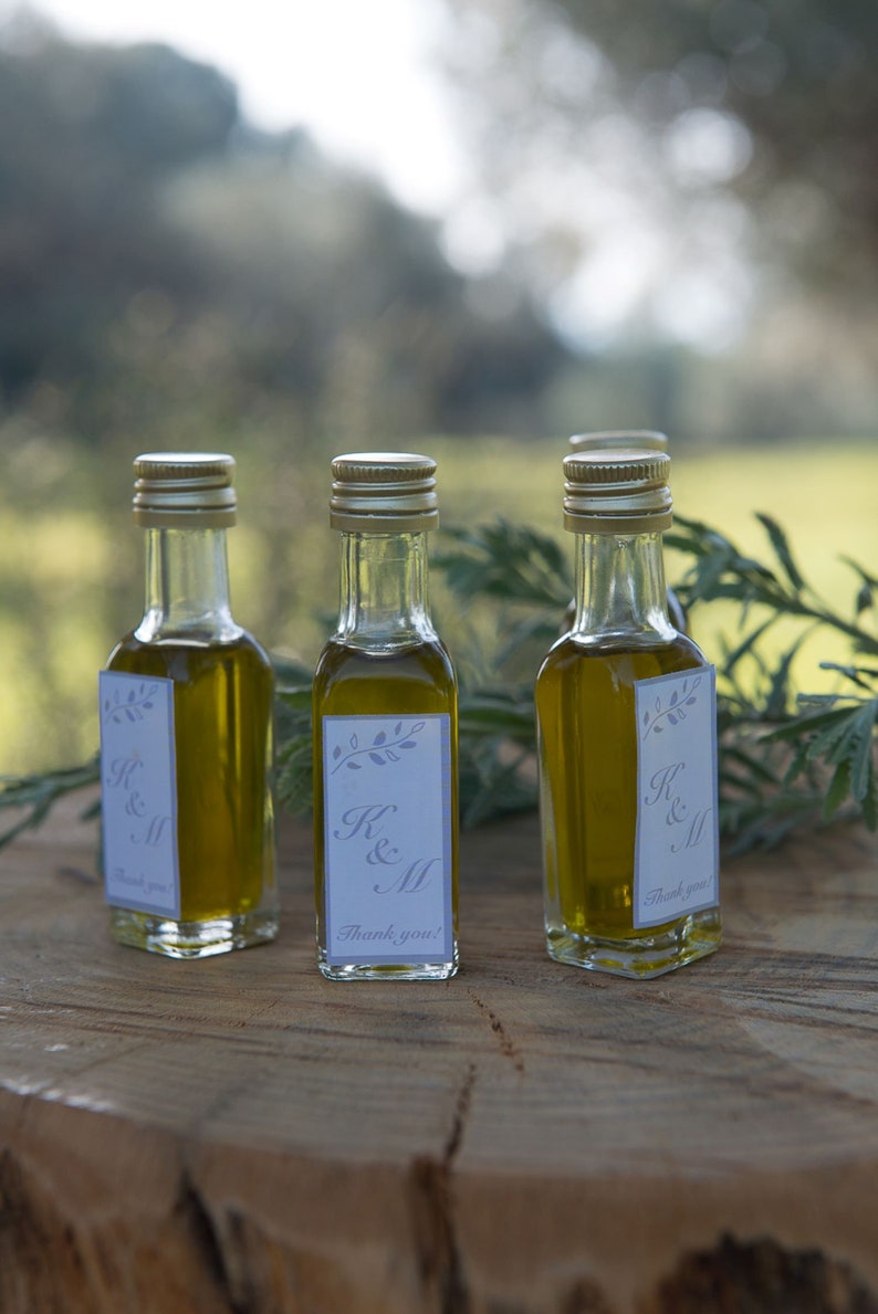 Mini Olive Oil Favors Wedding Olive Oil Favors Extra Virgin Etsy