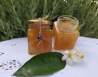 Lemon Marmalade, Home Made Marmerade, 212ml  Jar, Fresh Organic Lemon,All Natural, No Preservatives,Vegan Snack, Gluten Free, Grandma Gift.