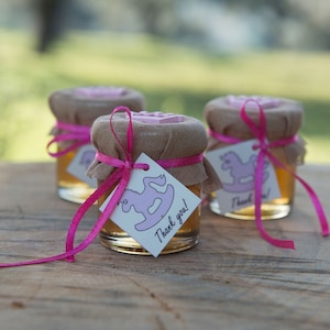 90 pezzi, fiori selvatici bomboniere greche miele, mini barattoli di vetro, bomboniere bambina, bomboniere, bomboniere, bomboniere battesimali, regali unici.