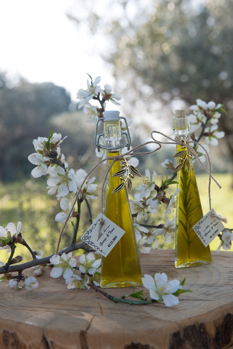 110 Greek Organic Olive Oil Wedding Favors herbs Infused Etsy