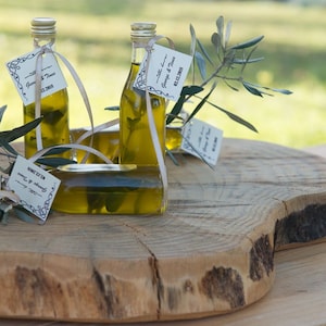 10 pcs Extra Virgin Greek Olive Oil, Wedding  Bridal Shower Olive Oil  Favors, Custom Olive oil Bottles, Personalized Labels.